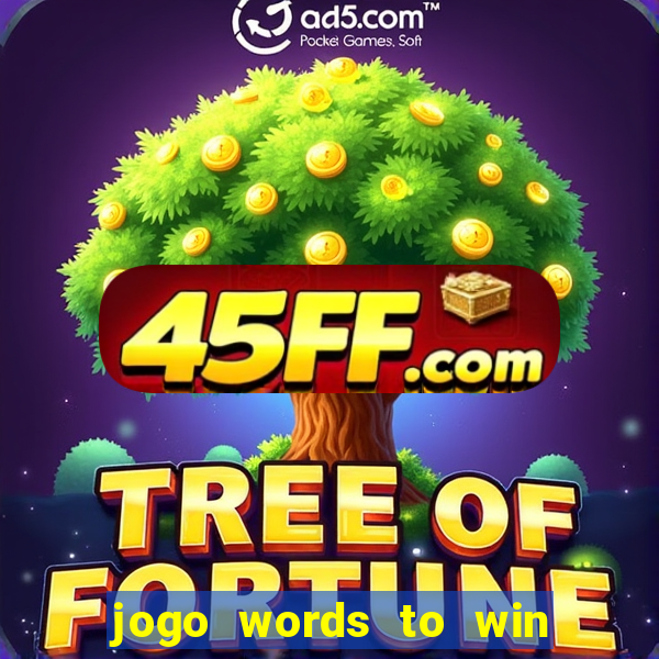 jogo words to win paga mesmo